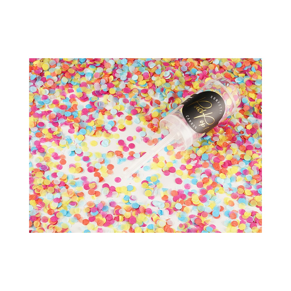 Confettis push pop - mix