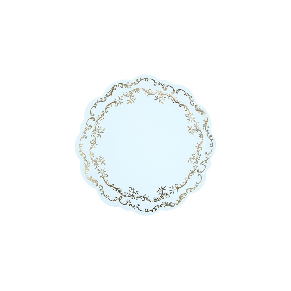 6 Set de table Ornement - bleu clair