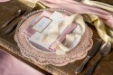 6 Set de table Ornement - vieux rose