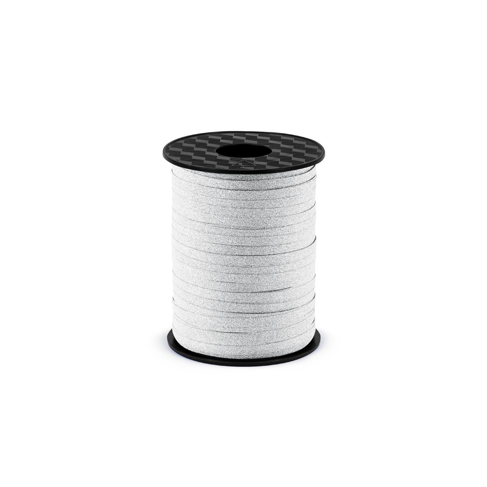 Ruban en plastique - argent - 5mm/225m