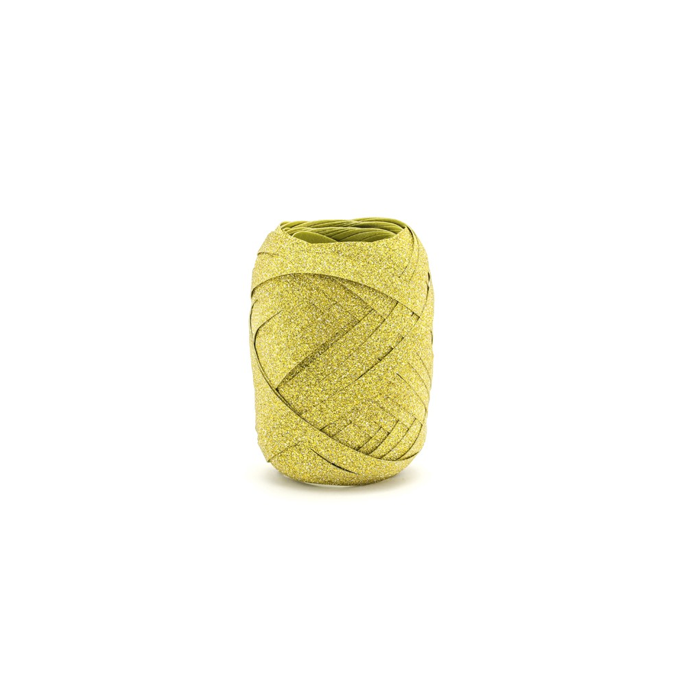 Ruban - plastique - or - 5mm/10m