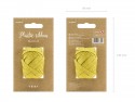 Ruban - plastique - or - 5mm/10m