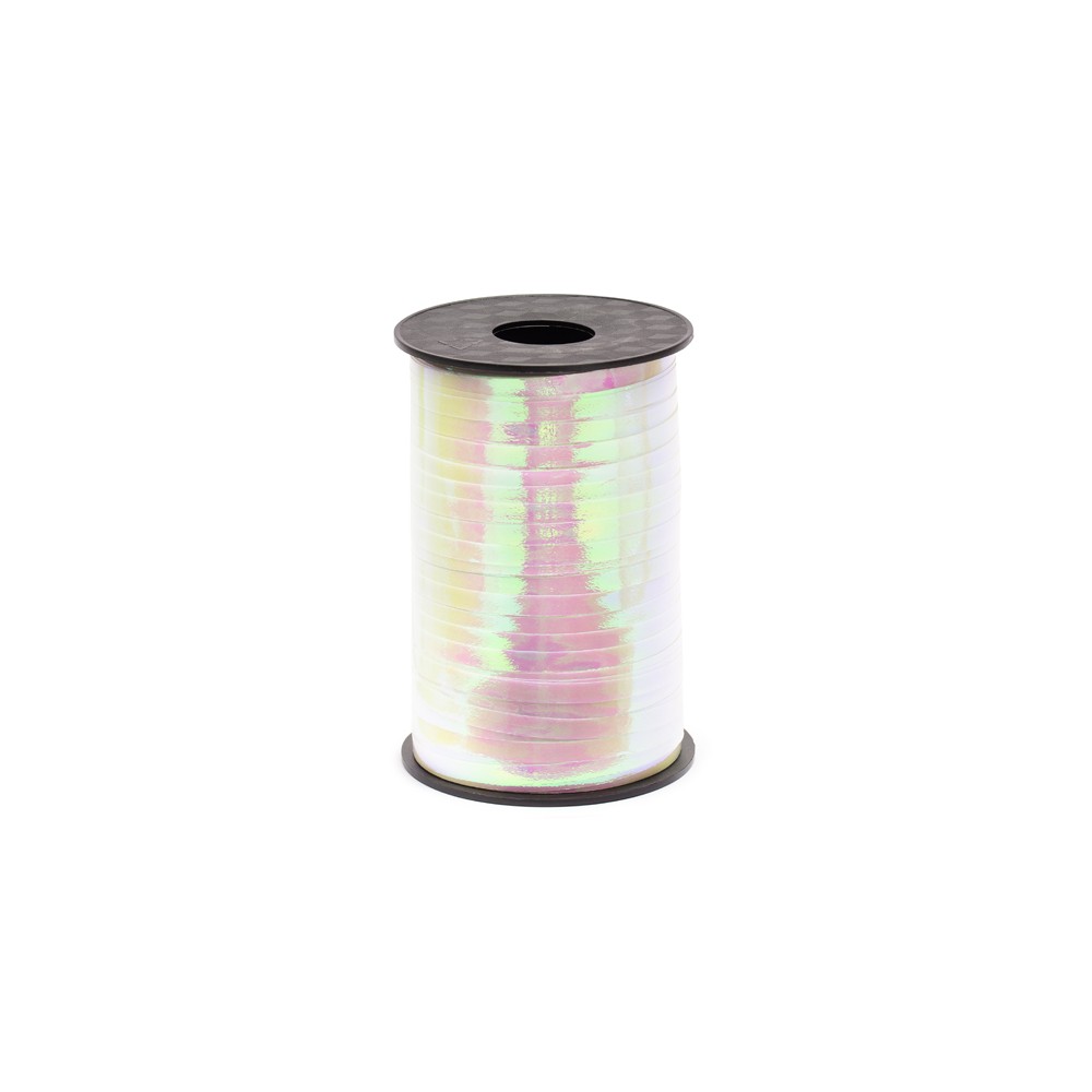 Ruban en plastique - iridescent - 5mm/225m