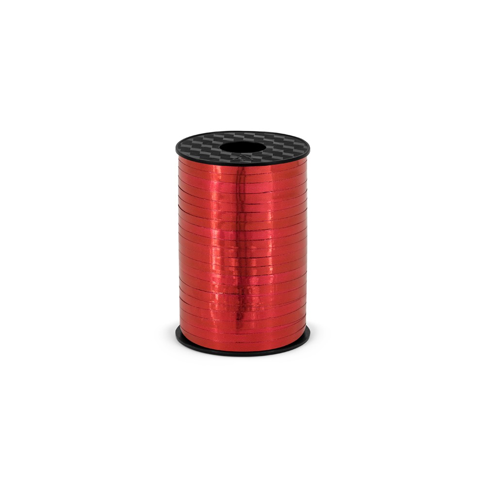 Ruban en plastique - rouge - 5mm/225m