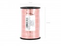 Ruban en plastique - or rose - 5mm/225m