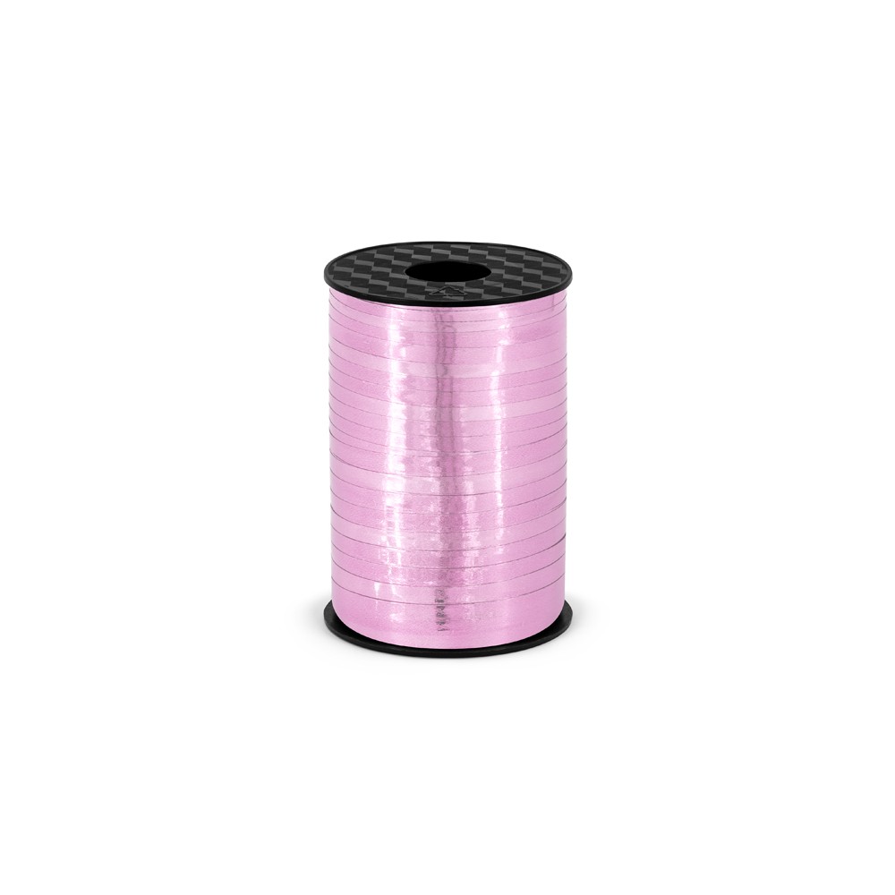 Ruban en plastique - rose - 5mm/225m