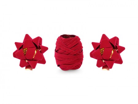 3 Set de Rubans tissu et...