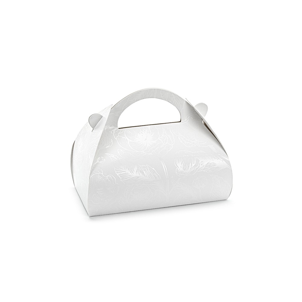 10 Boîtes à gâteau décoratives - blanc