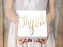 10 Boîtes à gâteaux décoratives - Thank you - or