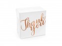 10 Boîtes à gâteaux décoratives - Thank you - or rose