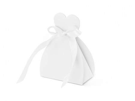 10 Boîtes de mariée - blanc