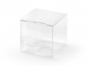 10 Boîtes carrées transparentes
