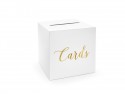 Urne de mariage - Cartes - or