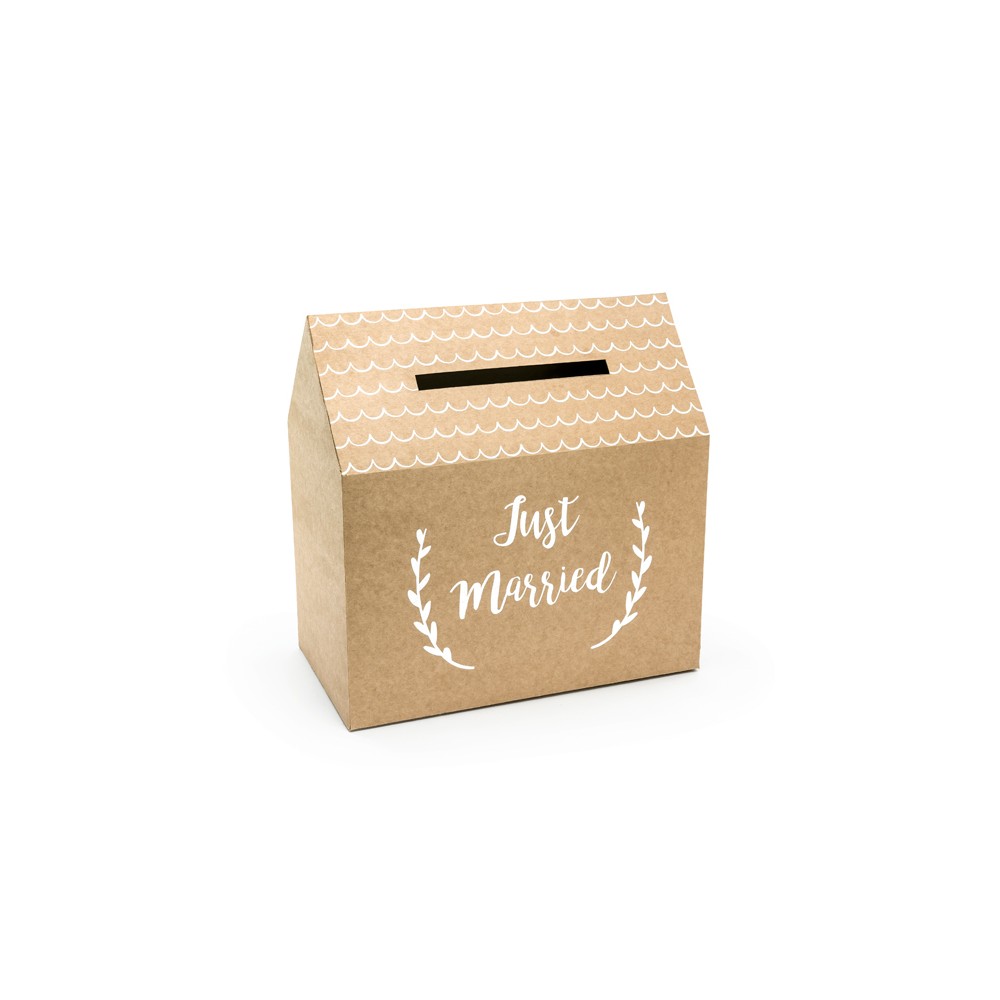 Boîte à enveloppes - Just Married - kraft