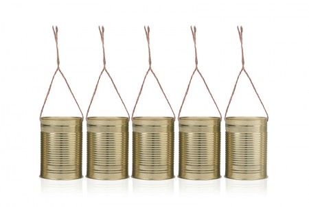 5 Boîtes de conserve...