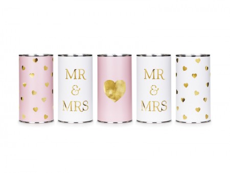 5 Boîtes de mariage Mr & Mrs
