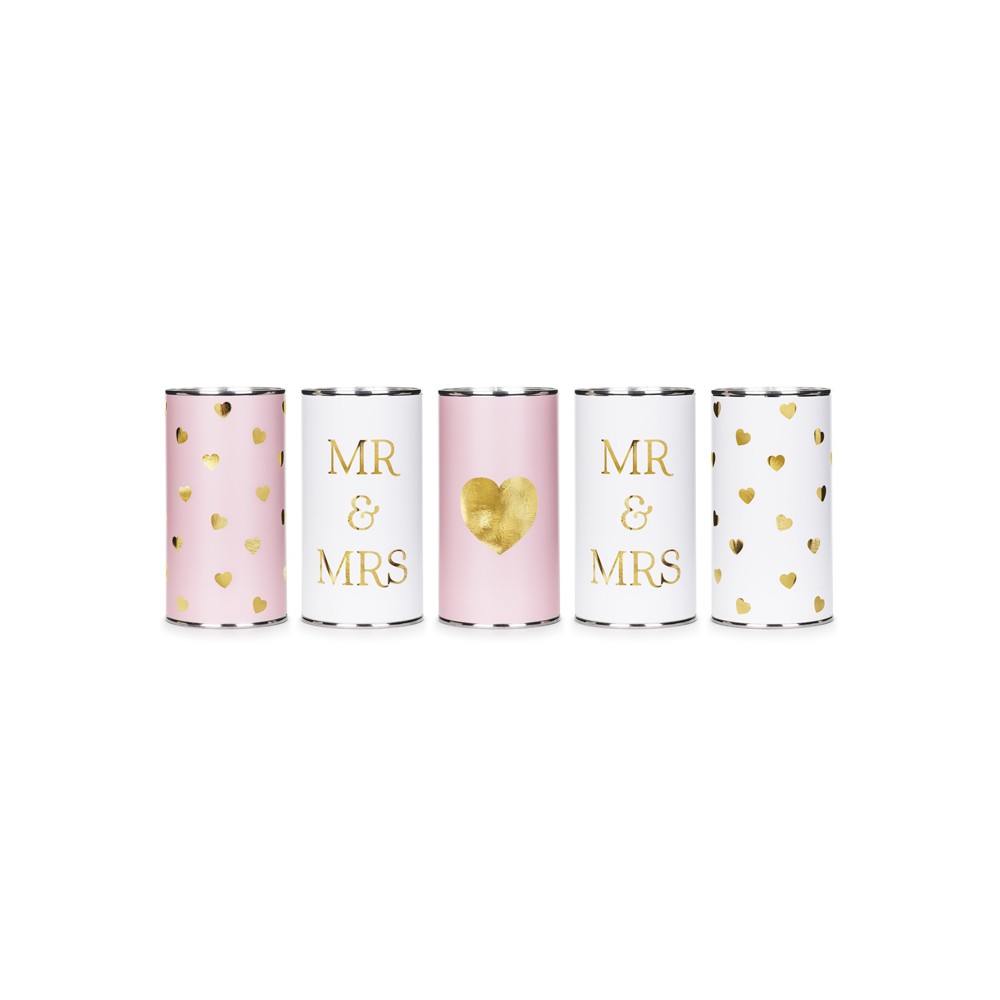 5 Boîtes de mariage Mr & Mrs