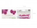 3 Rosettes décoratives - rose foncé - 20 -30cm