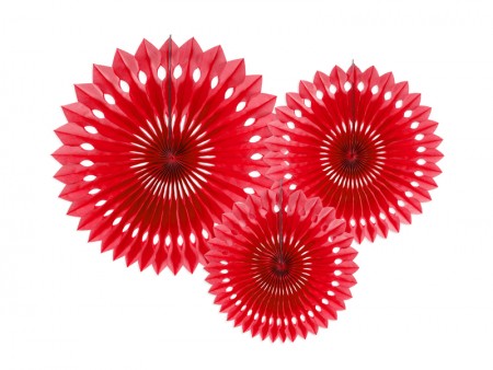 3 Rosettes décoratives -...