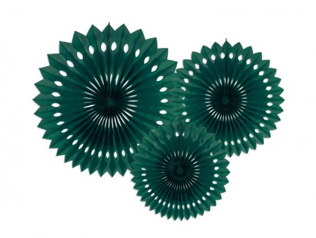 3 Rosettes décoratives -...