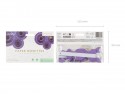 3 Rosettes décoratives - violet - 20 -30cm