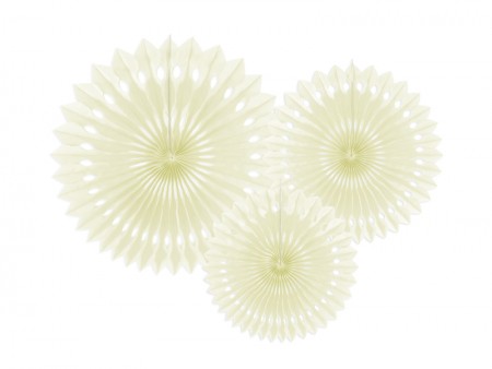 3 Rosettes décoratives -...