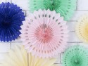 3 Rosettes décoratives - rose clair - 20 -30 cm