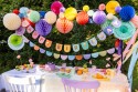3 Rosettes décoratives - menthe - 20 -30cm