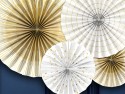 4 Rosettes décoratives - blanches