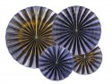 4 Rosettes décoratives - bleu marine