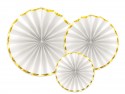 3 Rosettes décoratives - blanches