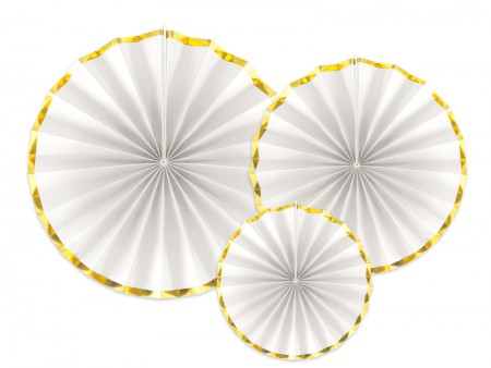 3 Rosettes décoratives -...