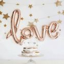 Ballon "love" rose gold - 1 m