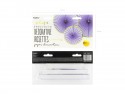 3 Rosettes décoratives Yummy - lilas clair