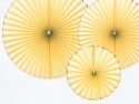 3 Rosettes décoratives Yummy - jaune vif