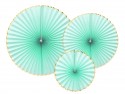 3 Rosettes décoratives Yummy - menthe