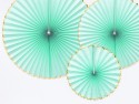 3 Rosettes décoratives Yummy - menthe