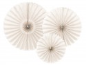 3 Rosettes décoratives - beige