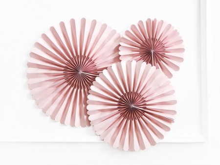 3 Rosettes décoratives -...