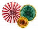 3 Rosettes décoratives