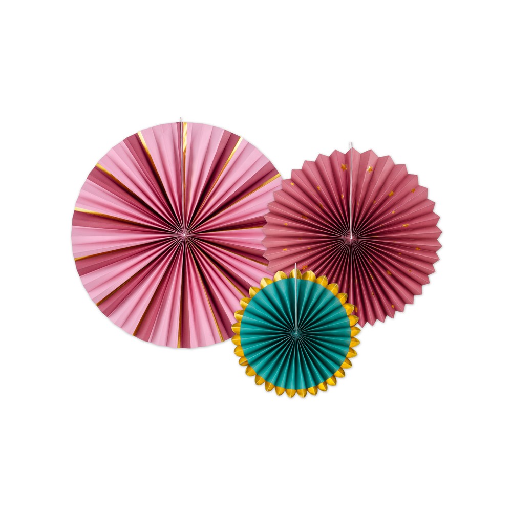 3 Rosettes décoratives - Bourgogne