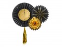 3 Rosettes décoratives horloge -