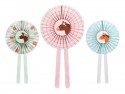 3 Rosettes décoratives - - cheval