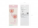 2 rosaces roses "chat"