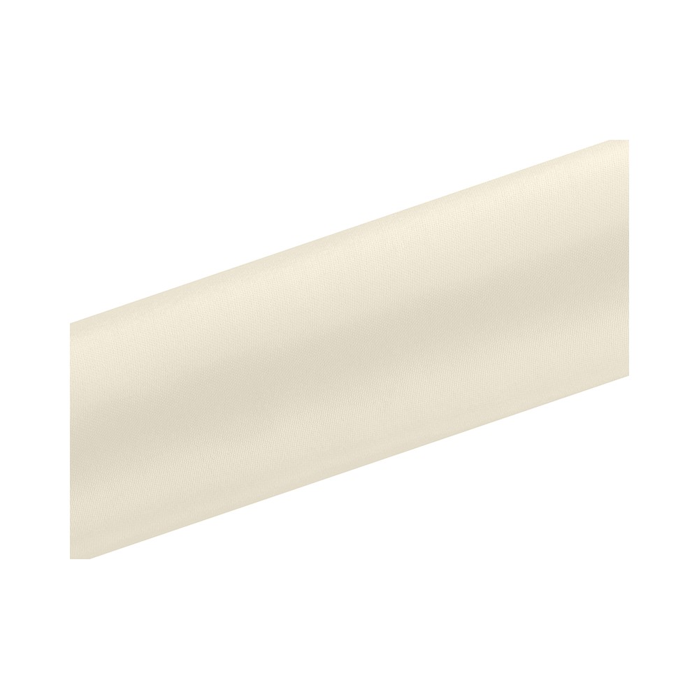 Rubans tissu lisse - crème - 0 -16 x 9m