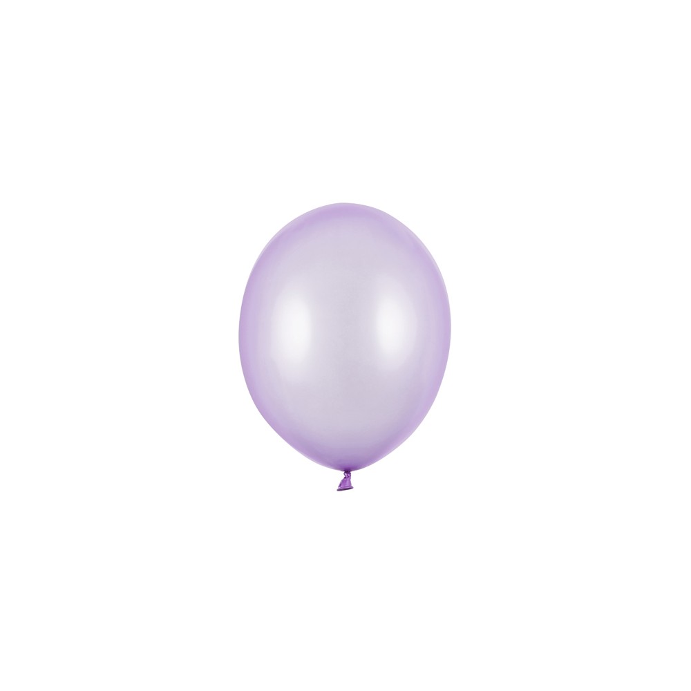 100 ballons en latex – Glycine – Finition métallisée – 23 cm