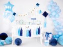 100 ballons en latex – Bleu bébé – Finition métallisée – 23 cm