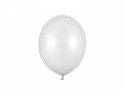 100 Ballons Strong 23 cm - Neige argente métallisée