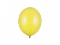 100 ballons en latex – Jaune citron – Finition métallisée – 23 cm
