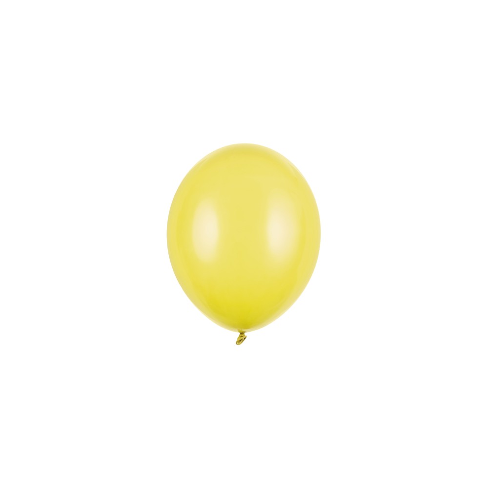 100 ballons en latex – Jaune miel – 23 cm